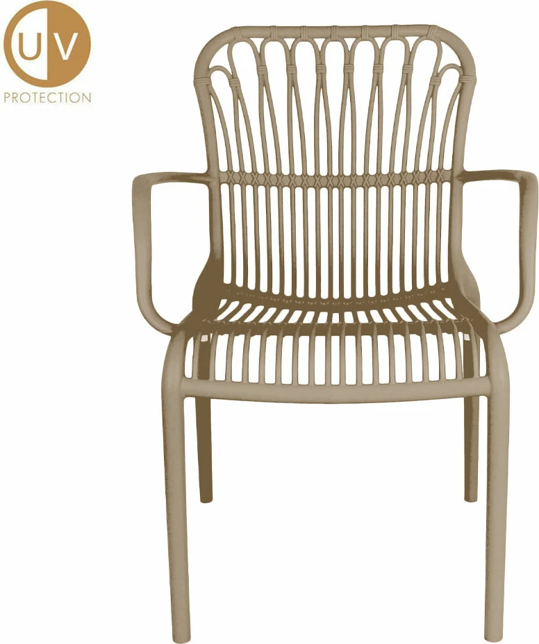 Karrige Jakarta, ngjyrë puro, 61x65x87 cm