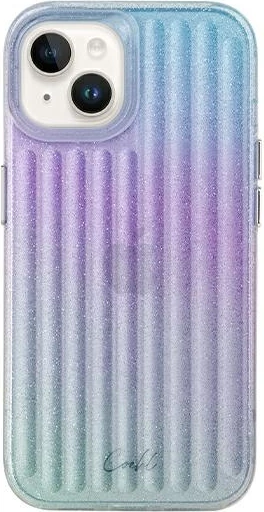 Mbështjellës UNIQ Coehl Linear për iPhone 14 Plus/15 Plus, rozë dhe kaltër