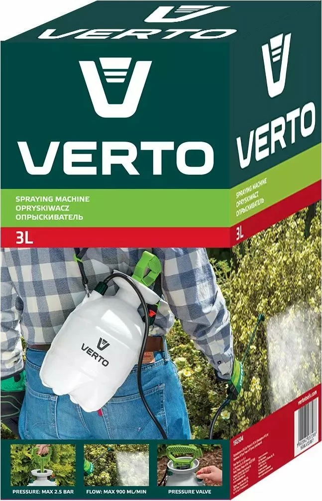 Spërkatës me presion Verto 15G504 3L