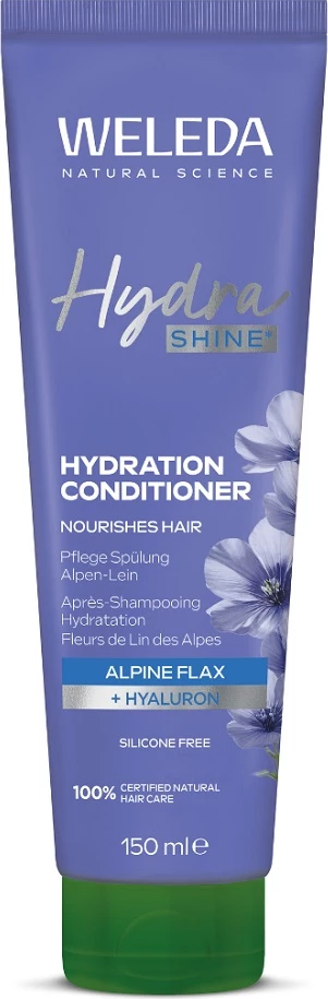 Balsam flokësh për femra Weleda Hydra Shine Moisturizing, 150ml