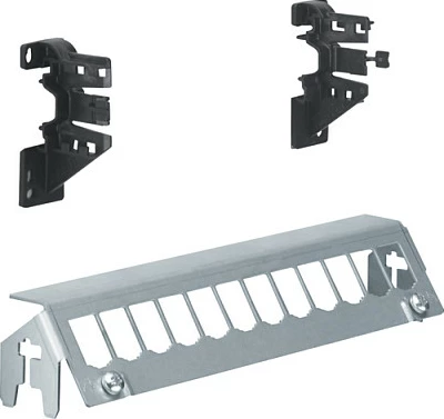 Patch panel Hager Tehalit FZ12MMO, 12-port, bosh, metalik