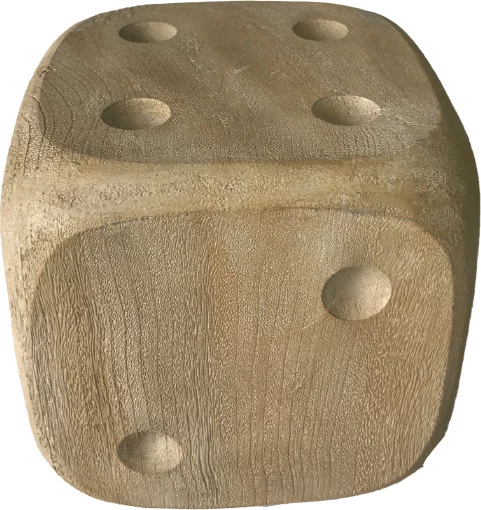 Zar dekorativ, polirezine, natyral, 14x14x14cm