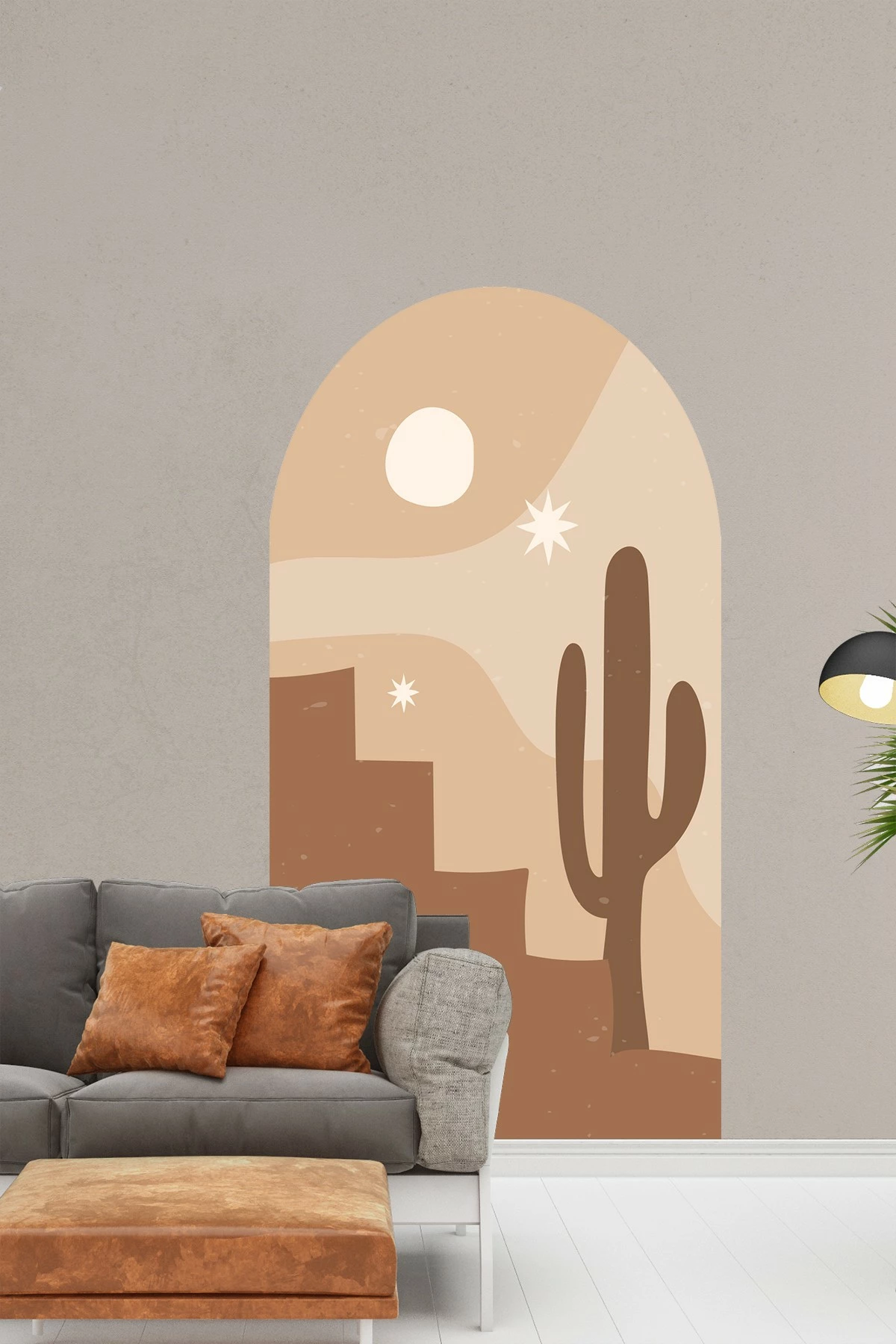 Sticker dekorativ për mur, shumëngjyrësh, Wallity, ERSYSTCKR22