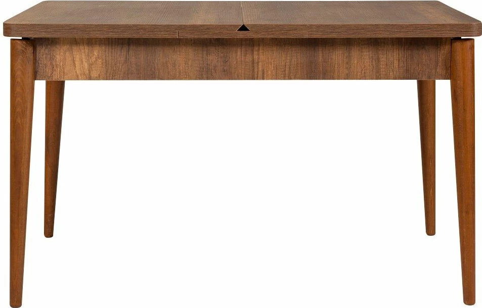 Tavolinë me karrige, zgjatshme, 4 copë, Skye Decor Vina 0900-3, ngjyrë arre dhe gur