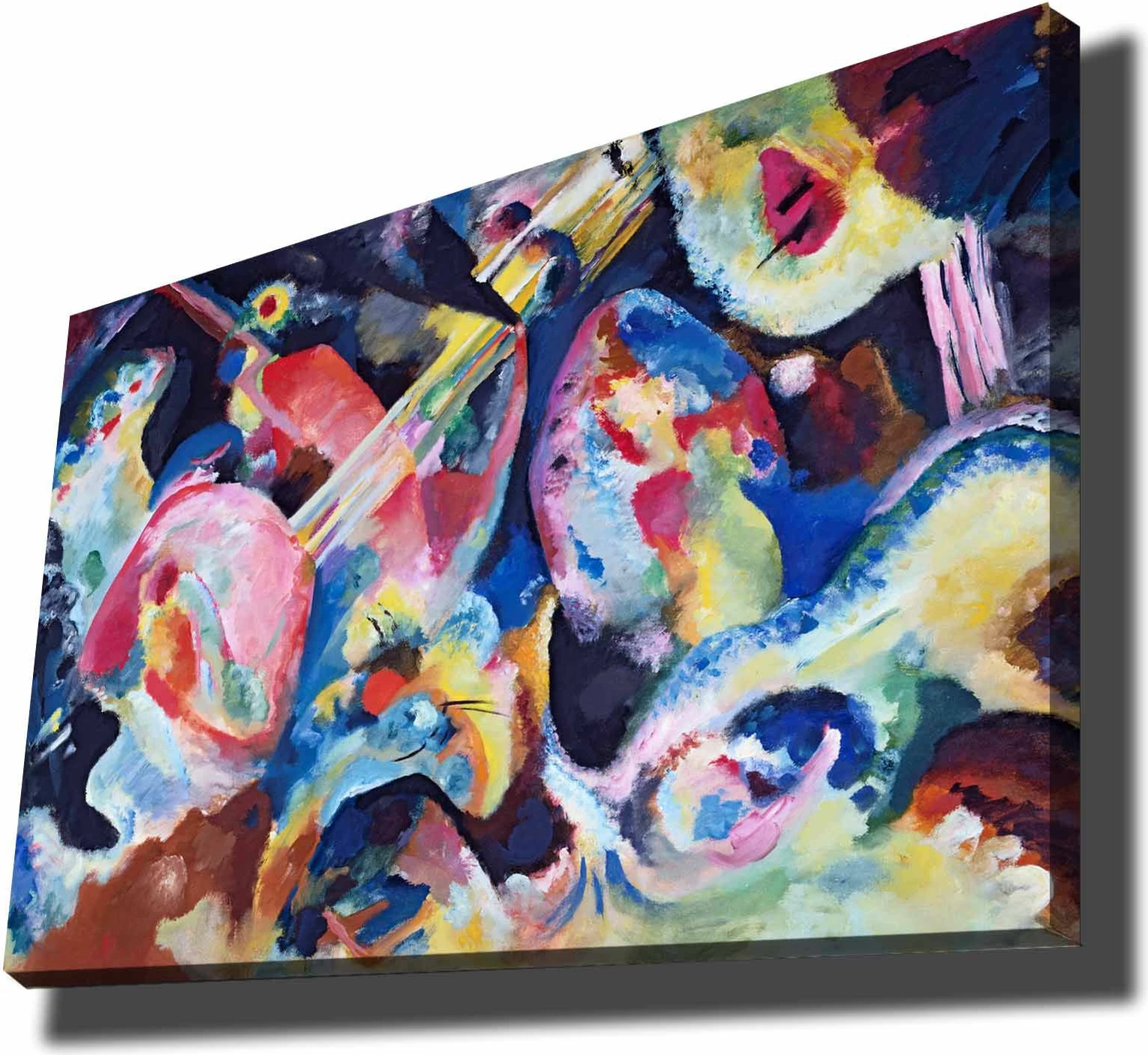 Pikturë dekorative në kanavacë Wallity, 70100KANDINSKY029, shumëngjyrëshe, 70x100cm