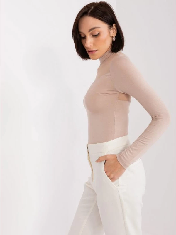 Bluzë viskoze BASIC FEEL GOOD, bezhë