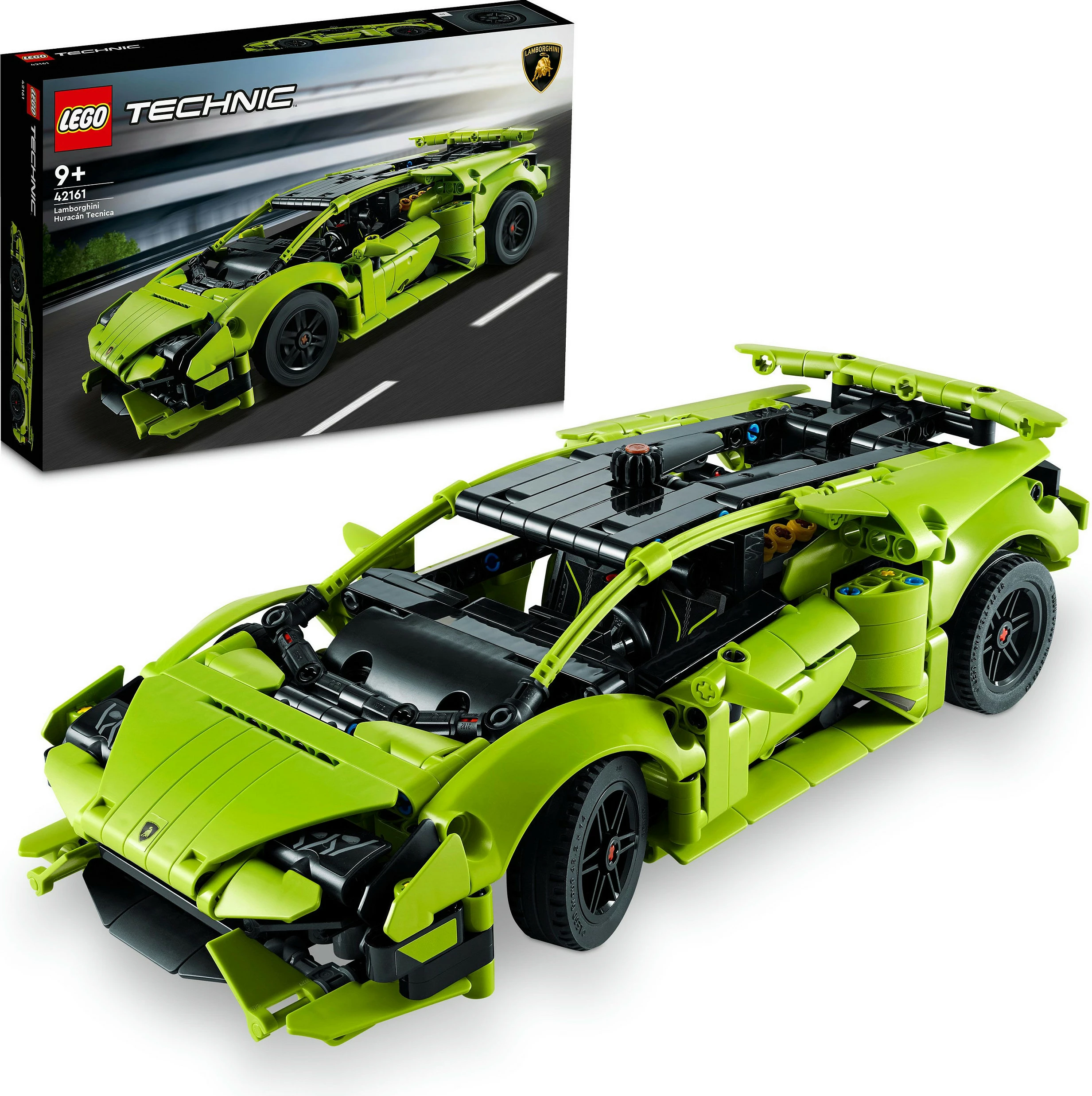 Set ndërtimi LEGO Lamborghini Huracán Tecnica, 806 pjesë, shumëngjyrësh