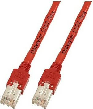 Kabllo patch rrjeti EFB Elektronik Dtwyler 5502 TM11, RJ45 Cat5e S/UTP, 0.5m, e kuqe