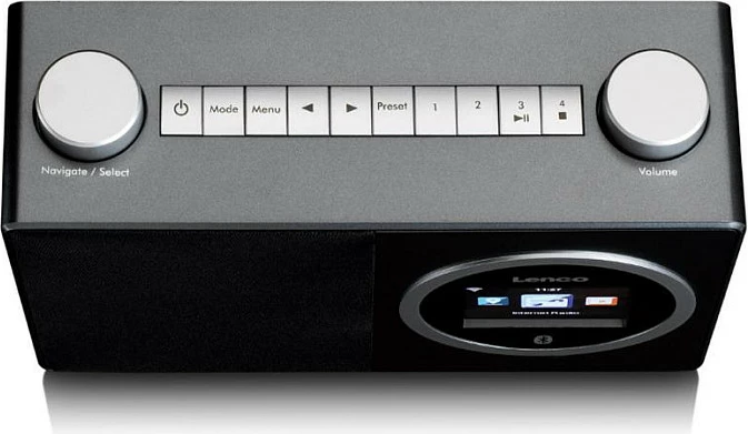 Radio interneti Lenco DIR-70BK, Bluetooth, ekran me ngjyra, e zezë