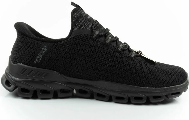 Atlete meshkuj Skechers Glide-Step Slip-Ins, të zeza