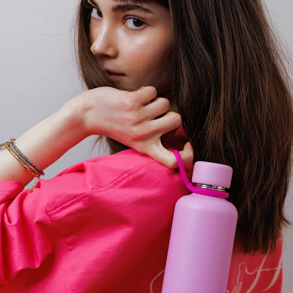 Cloud Water Bottle Pink, 500 ml