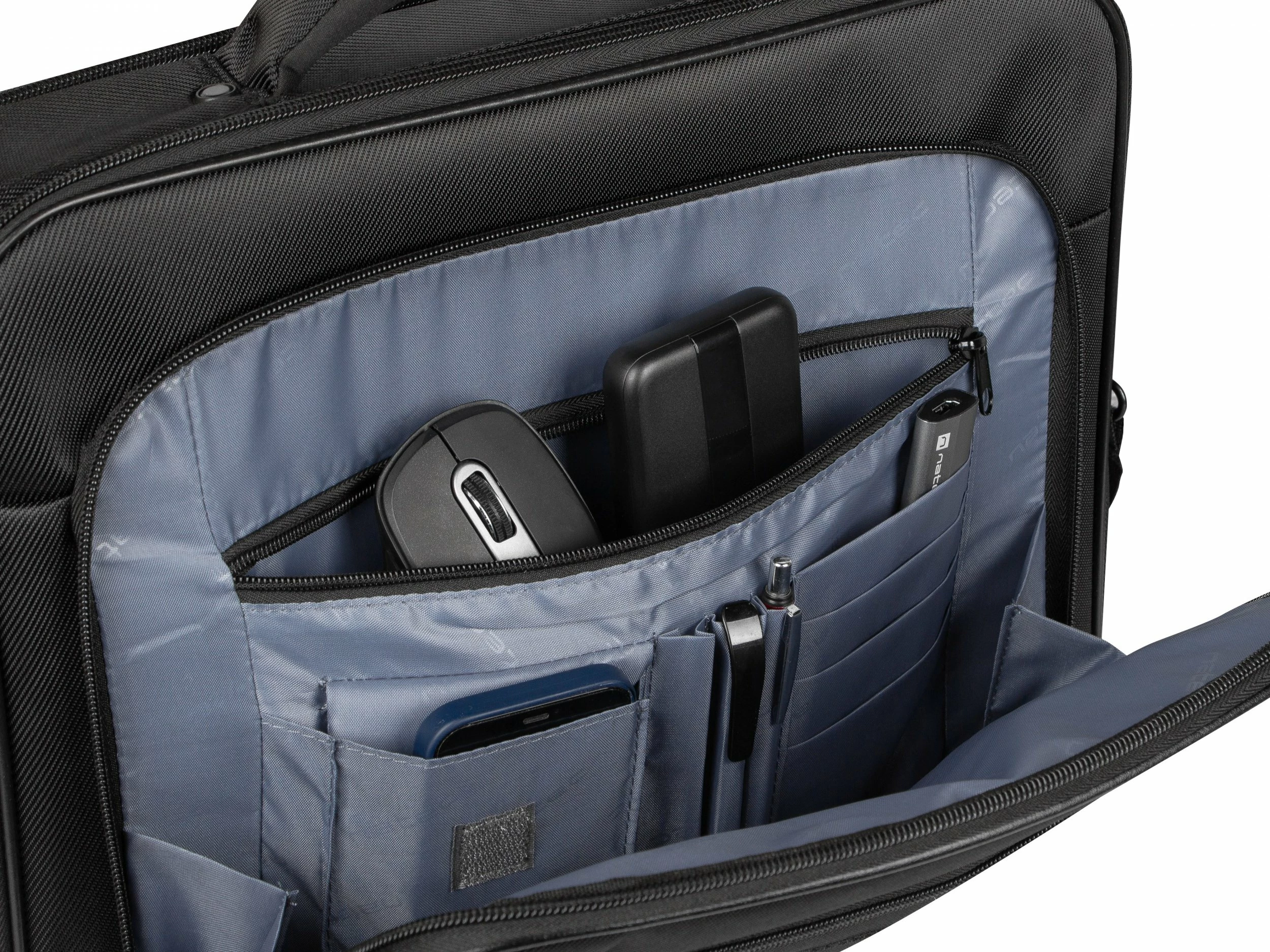 Çantë laptopi Natec Boxer NTO-0392 15.6\" najlon 1680D e zezë