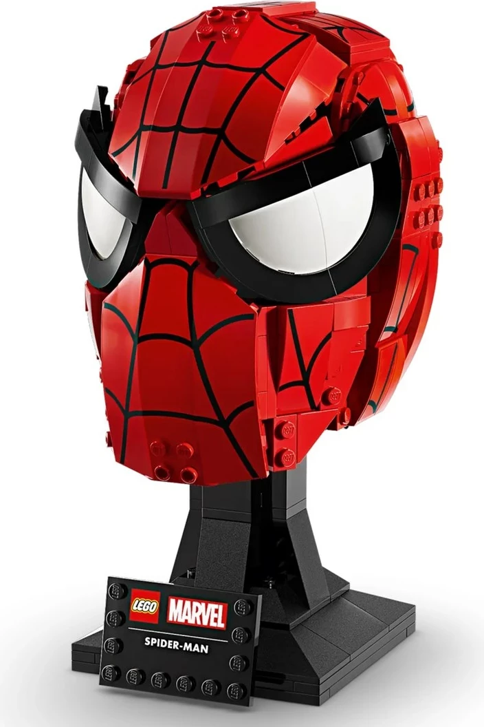 Set LEGO Marvel 76285 maska Spider-Man, 487 pjesë, për të rritur, e kuqe
