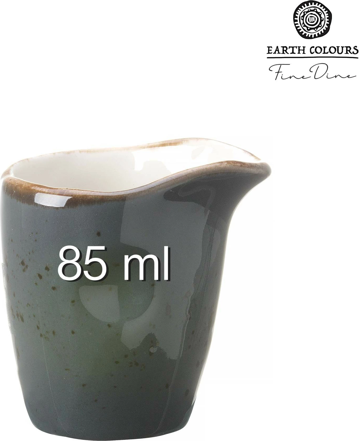 Kremiere qumështi Fine Dine Arando 85 ml, gri, set 6 copë