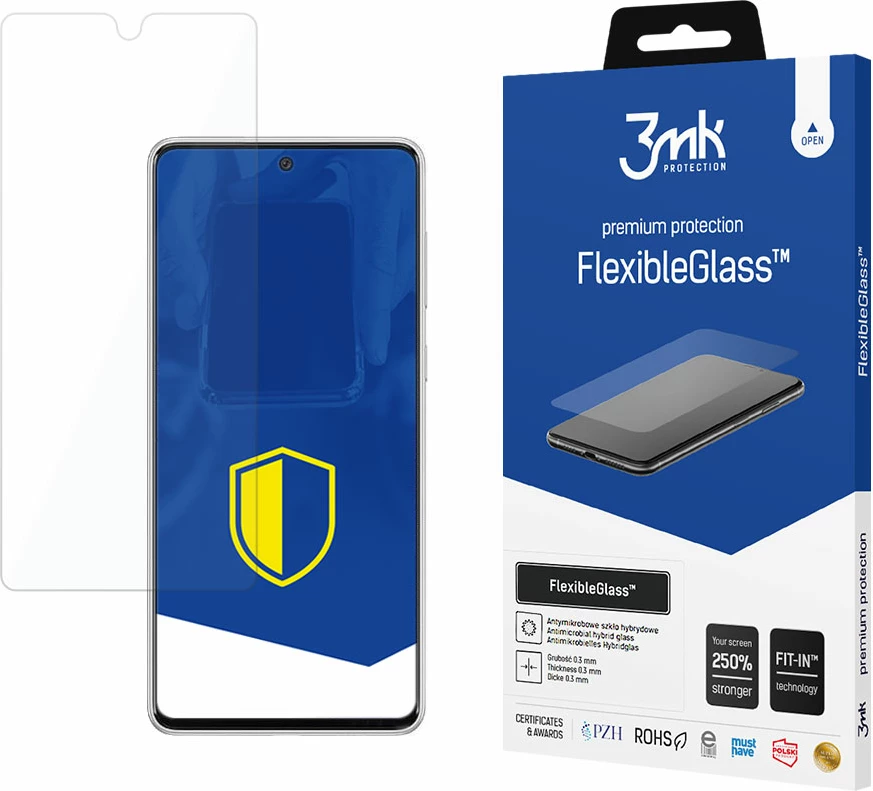 Mbështjellës xhami hibrid 3mk FlexibleGlass për Samsung Galaxy A73 5G, Transparent