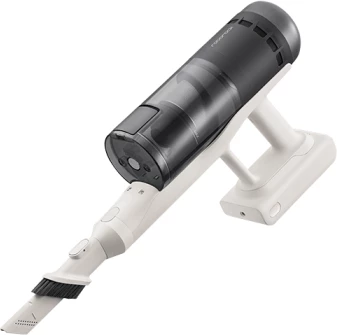 Fshesë me korrent vertikale Roborock H60 Hub Pro, 170 AW, bateri deri 80 min, stacion vetë-zbrazës 3 L, LED, bardhë/zezë