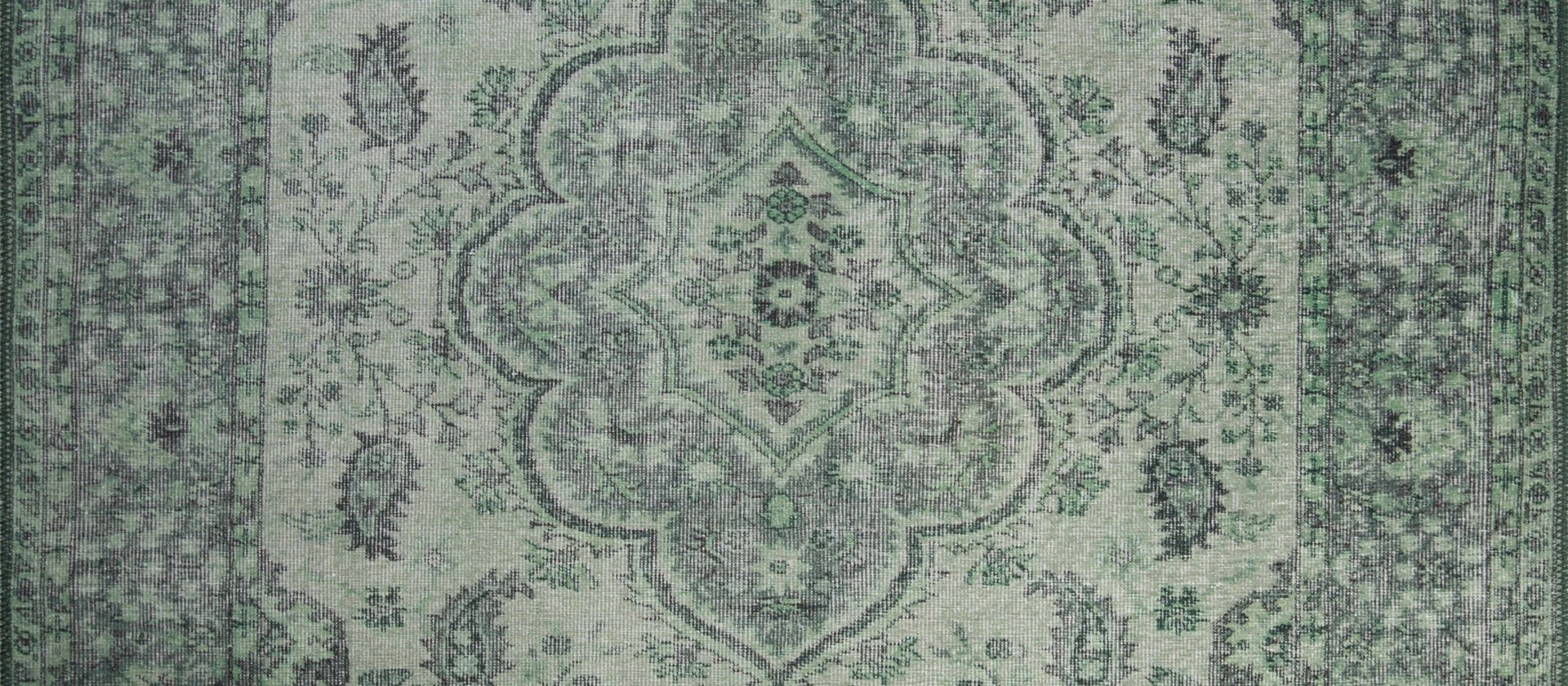Qilim korridori (75x150), Conceptum Hypnose, Blues Chenille, ngjyrë e gjelbër AL 139