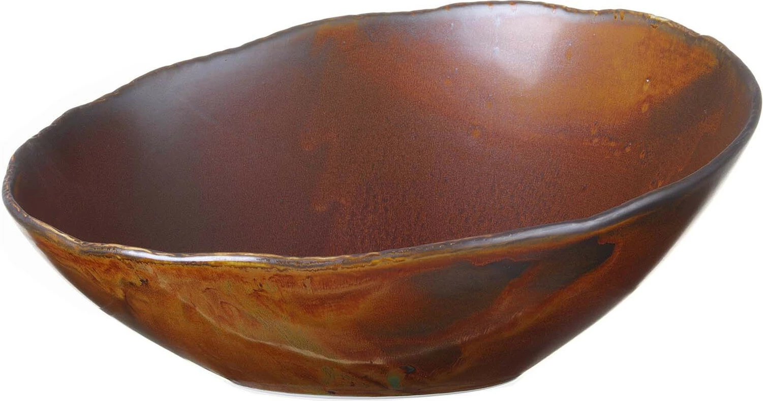 Tas buffet Fine Dine Aurum, Ø300 mm, 600 ml, kafe e errët, set 3 copë