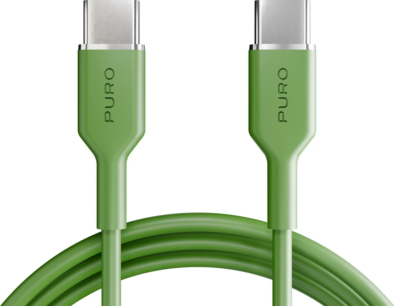 Kabllo USB-C në USB-C Puro ICON 1.5 m, e gjelbër