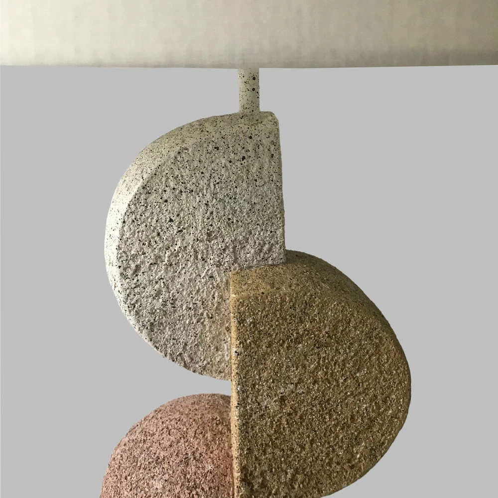 Llambë tavoline ZENSTONE B, shumëngjyrëshe, 30.5x30.5x63cm