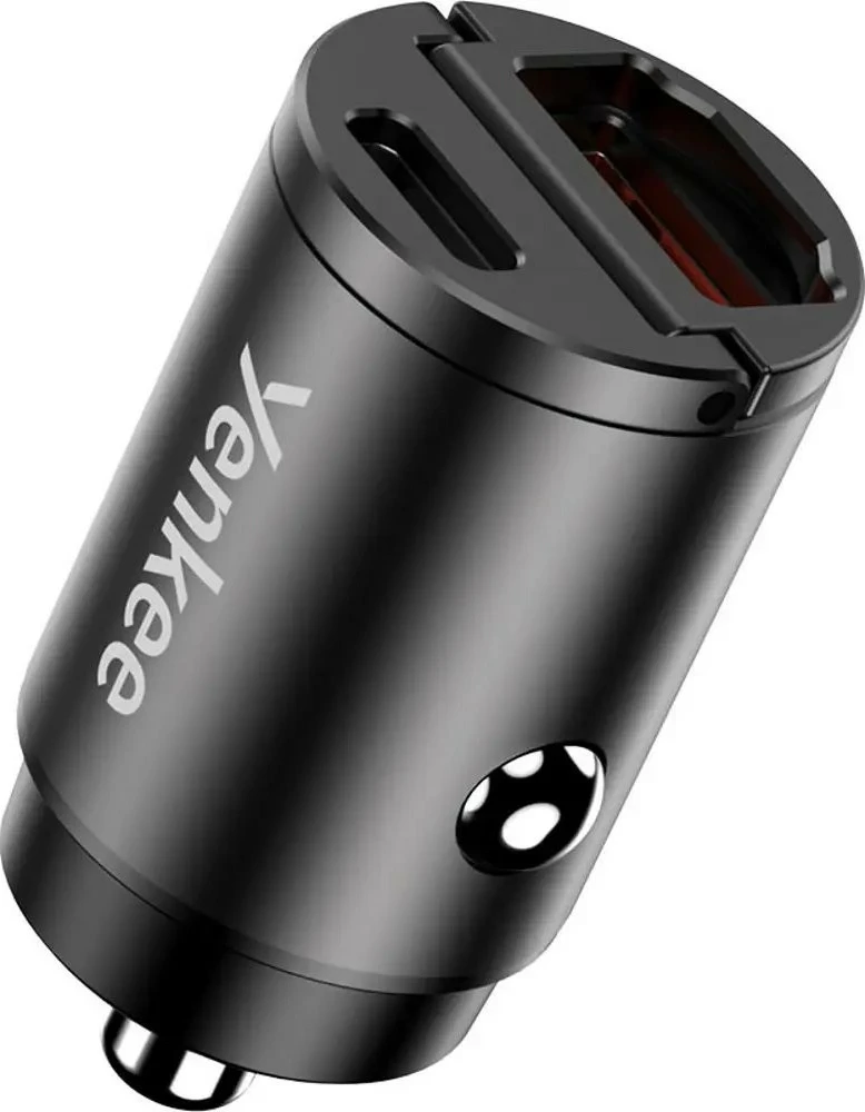 Karikues veture YENKEE YAC CAR 02 MINI PD 30W USB-A/USB-C, zi