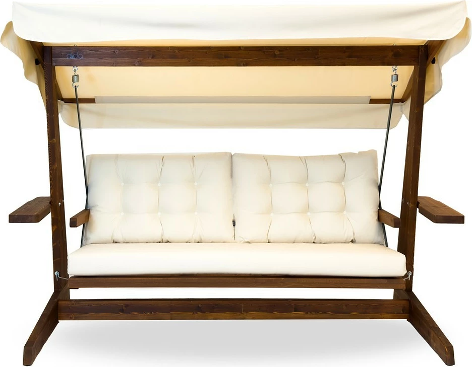 Karrige lëkundëse treshe për kopsht, ngjyrë bezhë, Skye Decor Viva 2400