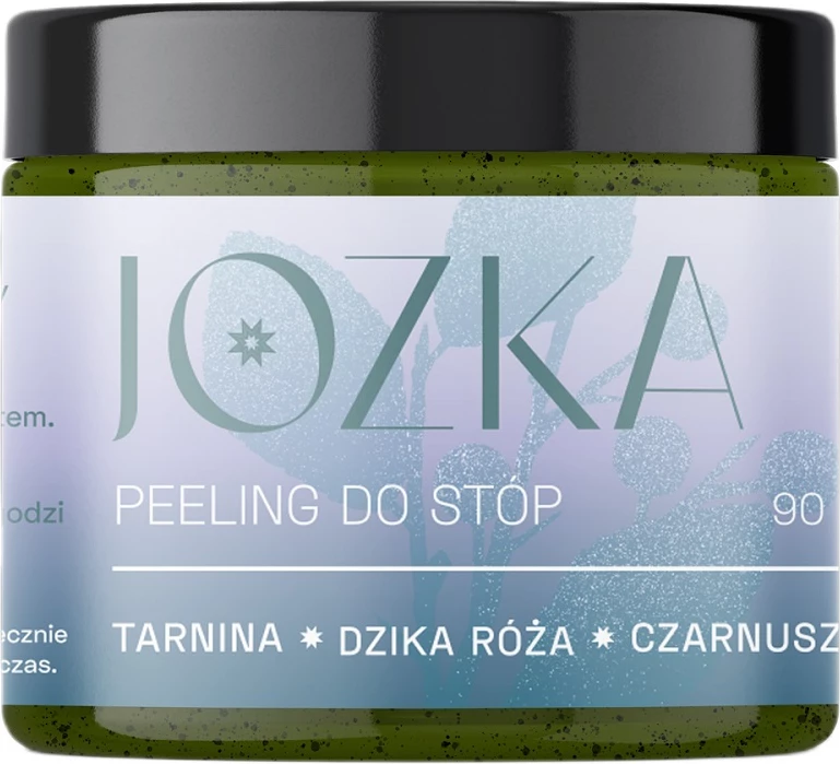Peeling për këmbë Jozka me trëndafil të egër dhe qimnon të zi për femra, 90ml