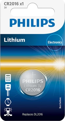 Philips Bateri CR2016 mini litium