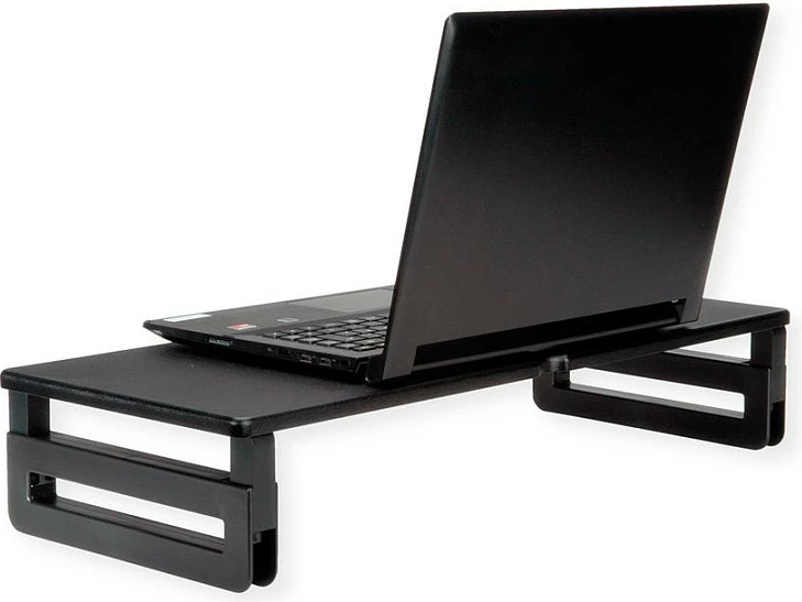 Stendë monitori/laptopi VALUE, e rregullueshme në lartësi, deri 20 kg, e zezë