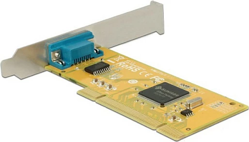 Kartë PCI DeLOCK 1x Serial RS-232 (DB9), argjend