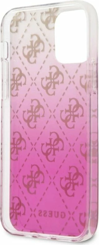 Kapak telefoni Guess GUHCP12SPCU4GGPI për iPhone 12 mini, rozë [Ngjyra: Rozë]