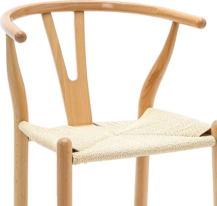 Karrige për bar Sandra, dru, litar natyral