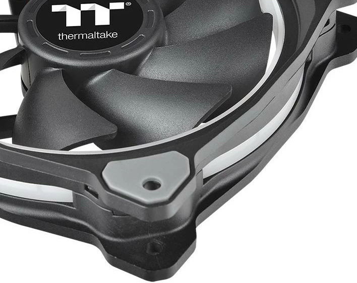 Ventilator RGB Thermaltake Riing Plus 14, 140mm, paketë 3 copë, gri