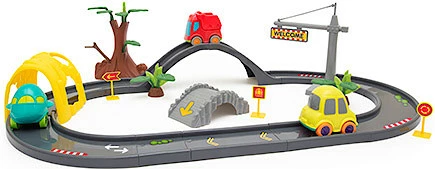 My Little Kids City Track Playset
