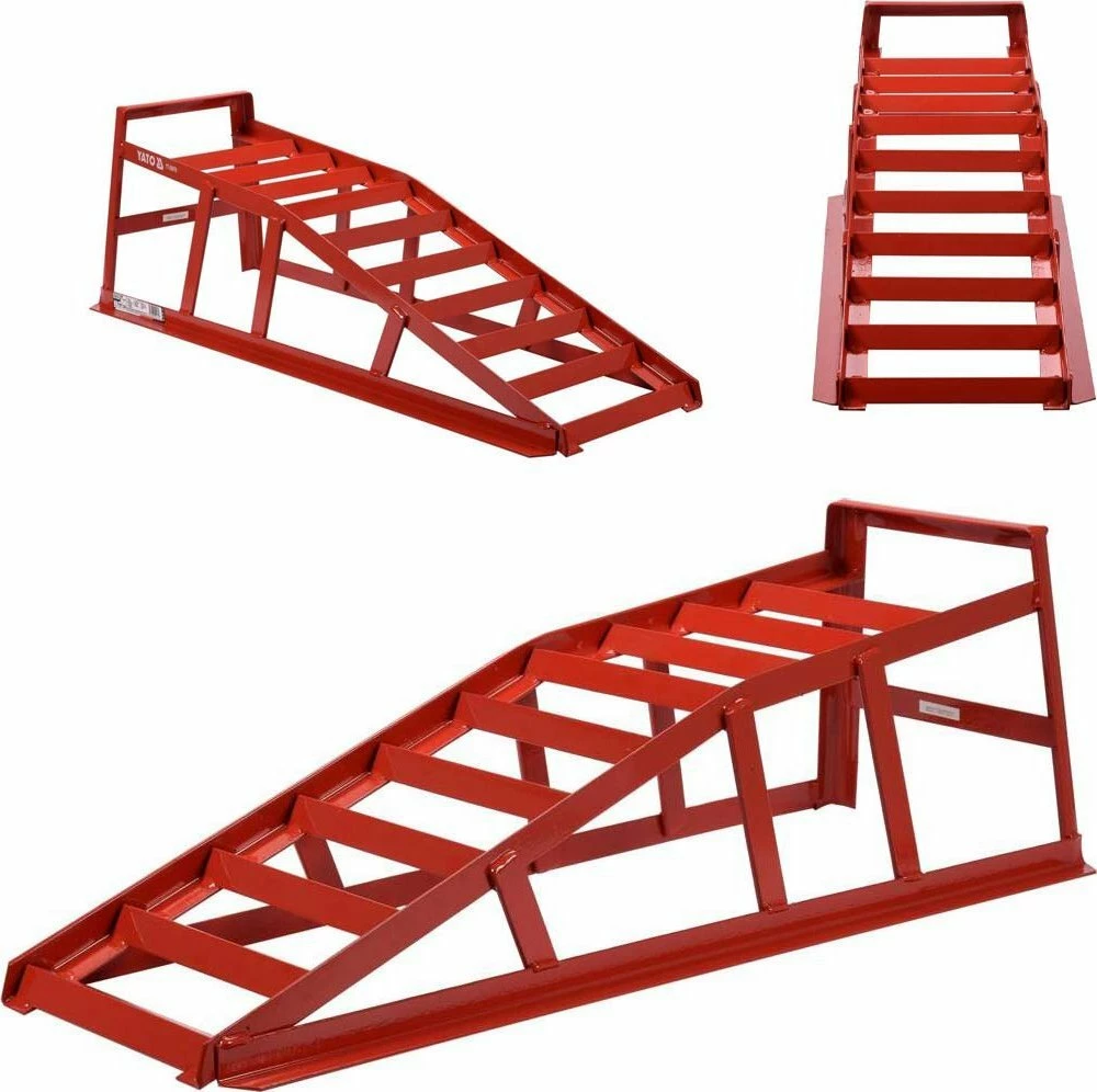 Rampë për veturë Yato YT-55670, kapacitet 1 t, 81 x 21 x 27 cm, e kuqe, 1 copë