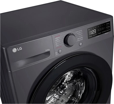 Lavatriçe me tharëse LG F4DR509SBM 6 kg 1360 RPM e zezë