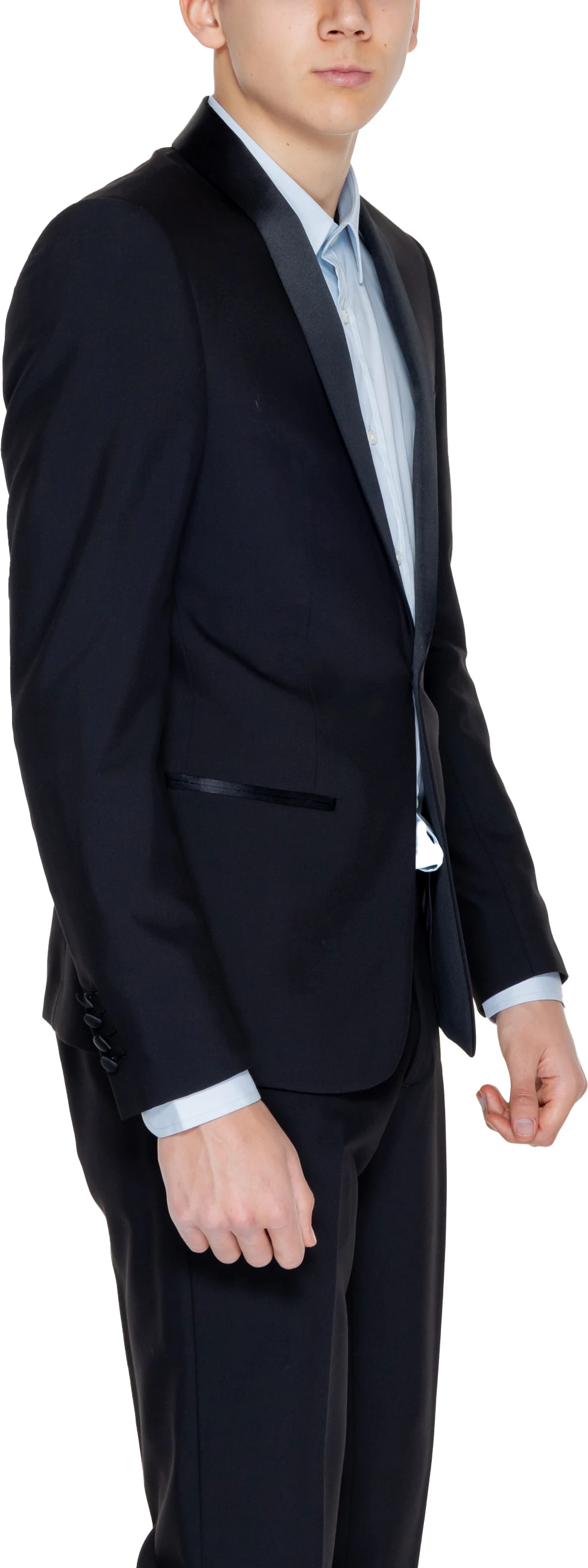 Sako elegante për meshkuj Antony Morato MMJS00034-FA600255, e zezë [Madhësia: 3XL]