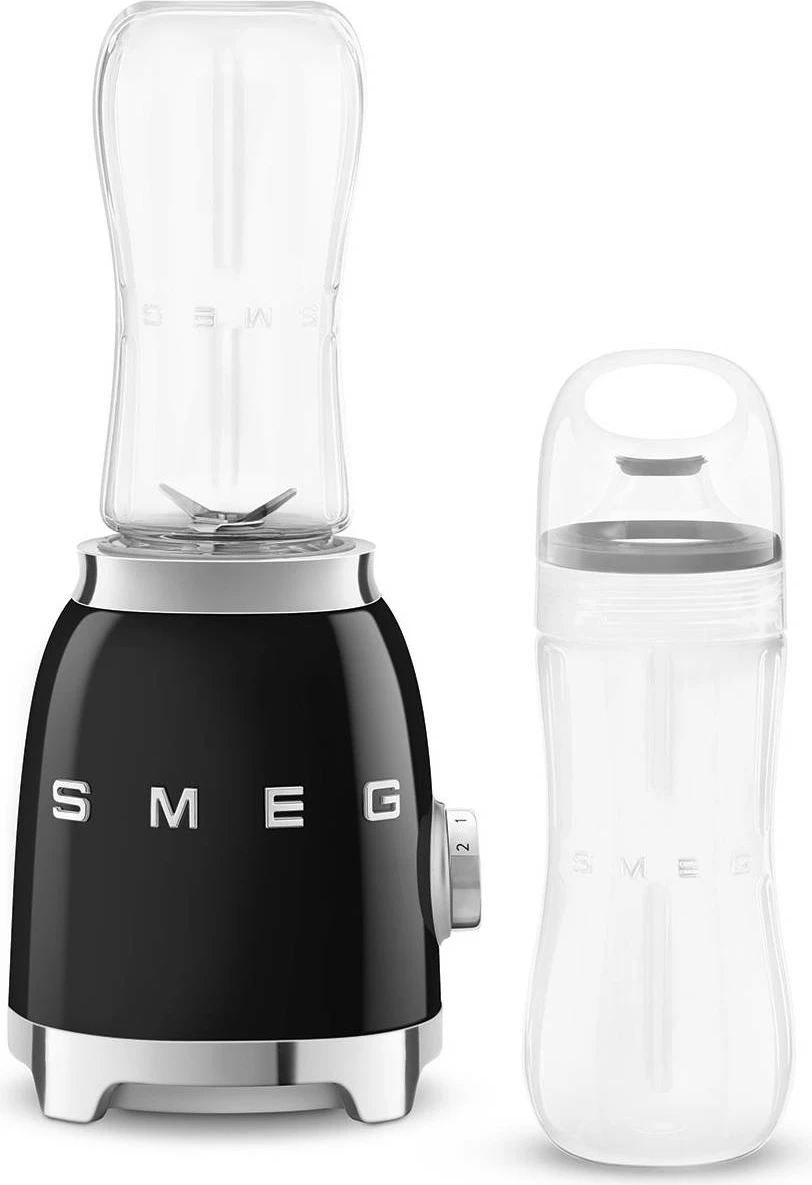 Blender personal Smeg PBF01BLEU 300W, 2x600 ml shishe takeaway, i zi