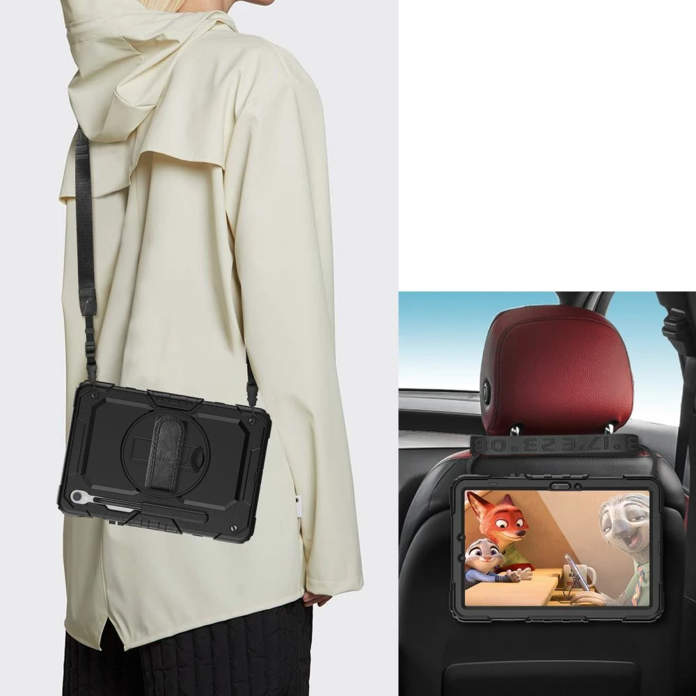 Mbështjellës Tech-Protect Solid360 për Samsung Galaxy Tab S9 FE 10.9" X510/X516B, i zi