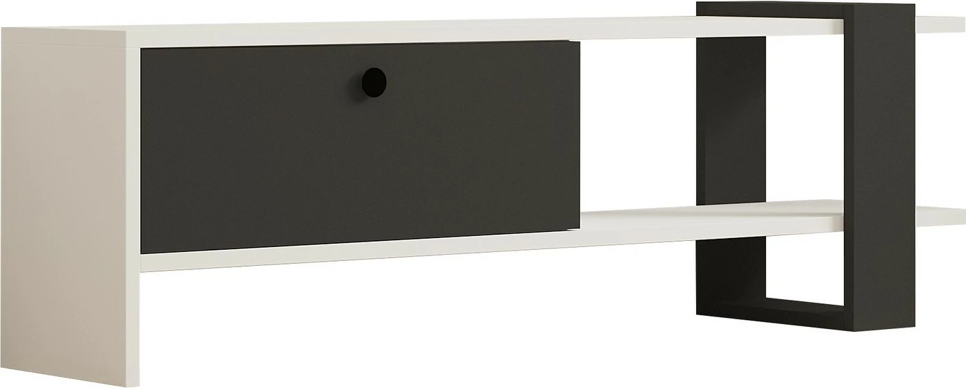 Komodë TV Hanah Home, Funda, anthracite dhe e bardhë