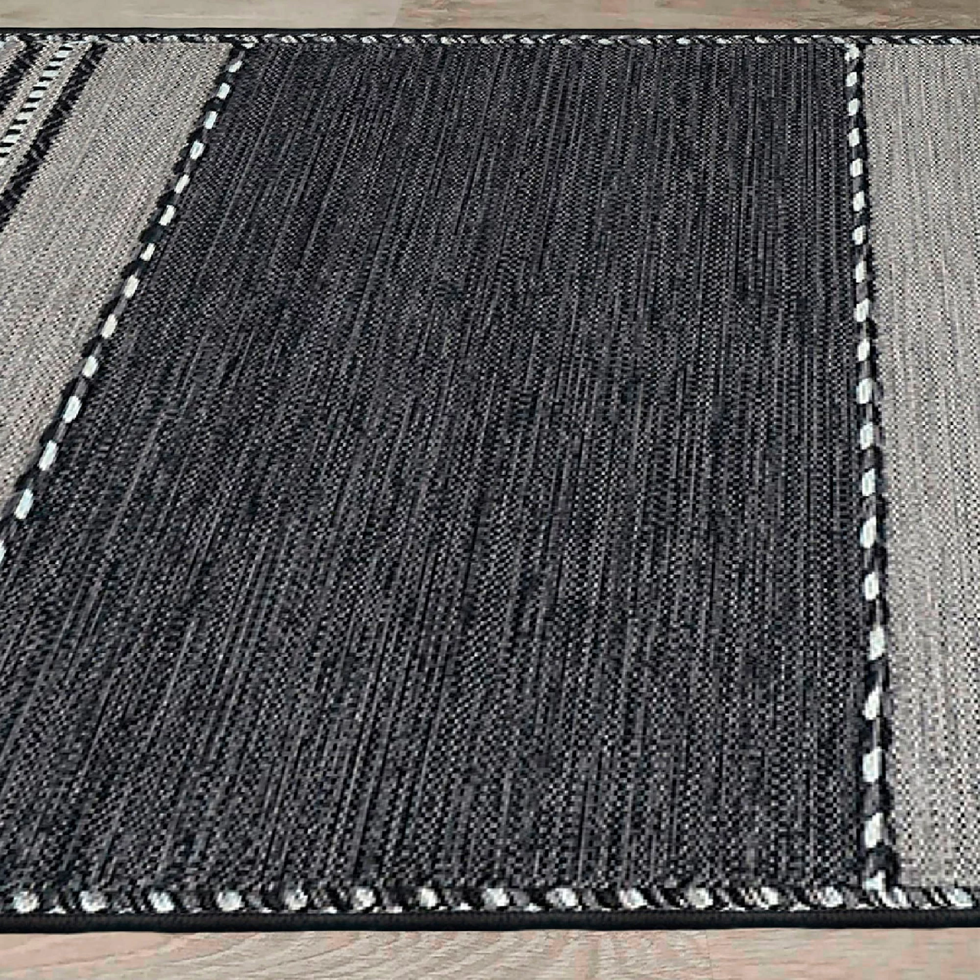 Qilim (50x80) Conceptum Hypnose, Woosonıl132, pambuk, ngjyrë bardhë, gri, e zezë