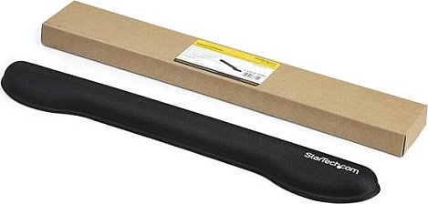 Mbështetëse kyçi për tastierë StarTech WRSTRST, shkumë ergonomike, bazë anti-rrëshqitje, 461 mm, e zezë