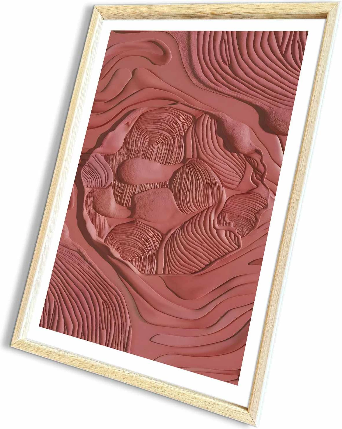 Pikturë dekorative me kornizë MDF Wallity, Ahswabisabi-001, 42x62cm