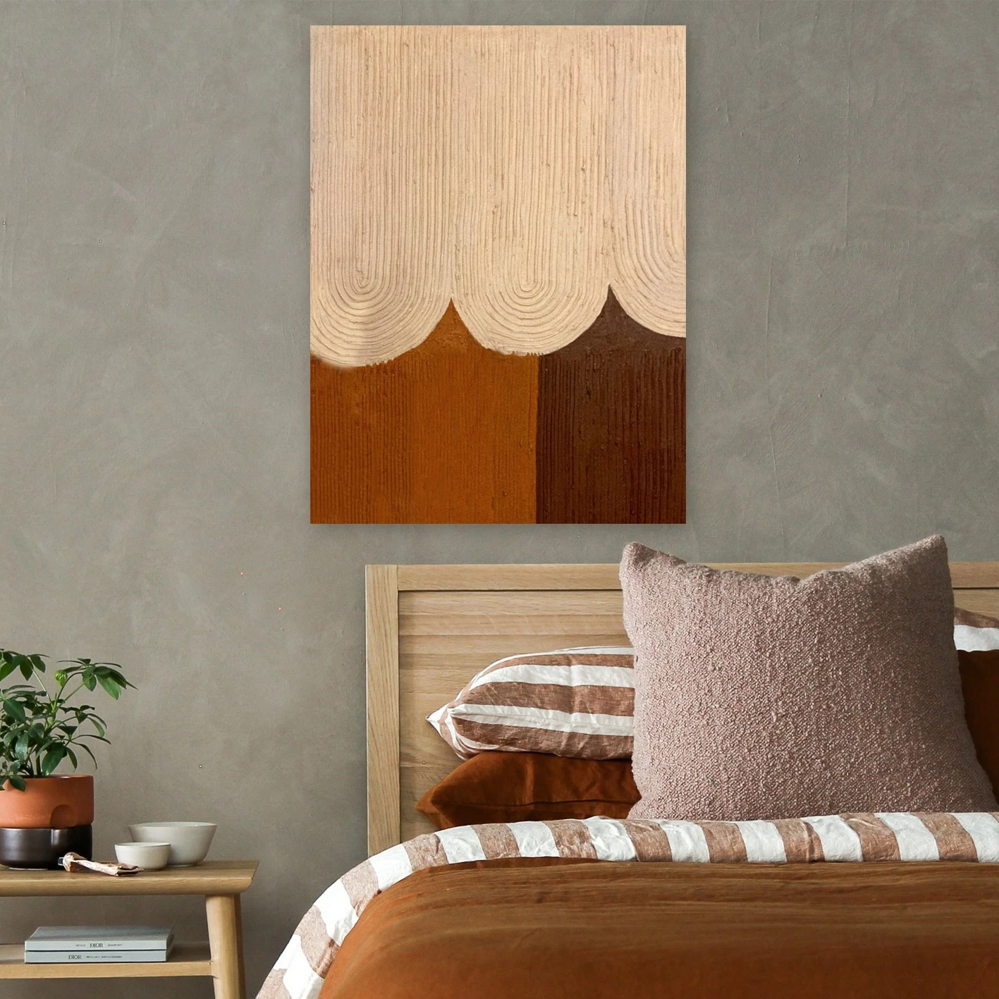 Pikturë dekorative 3D në kanavacë, shumëngjyrëshe, Wallity, RFB18_70100, 70x100cm