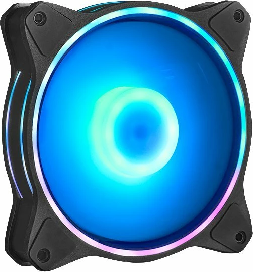 Ventilator PC Chieftec ZF-1225RGB 120mm ARGB 4-pin PWM, zi/bardhë