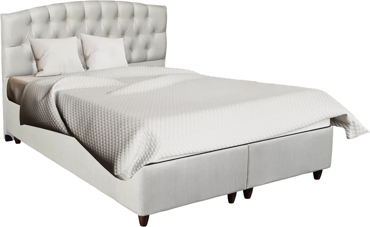 Krevat dopio me depo, ngjyrë krem, 160x200cm