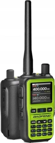 Radio komunikimi Baofeng UV-5R EU MINI me Bluetooth, USB-C, VHF/UHF, Gjelbër