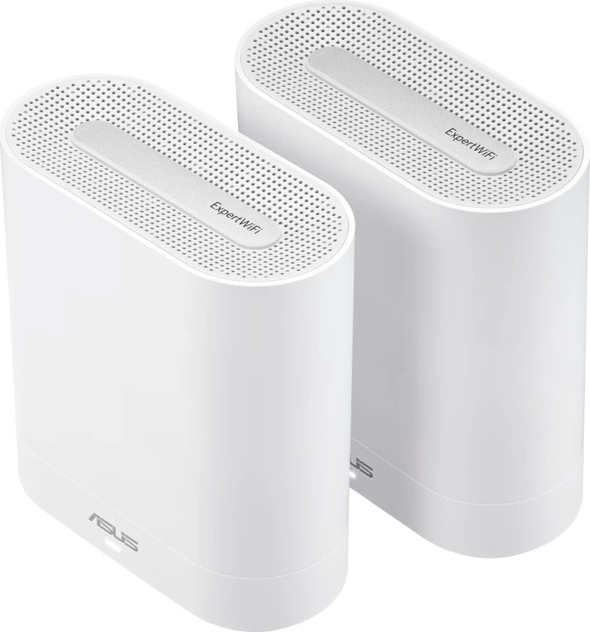 Sistem mesh WiFi, ASUS ExpertWiFi EBM68, AX7800 Tri-Band WiFi 6 (802.11ax), set 2 copë, ngjyrë e bardhë