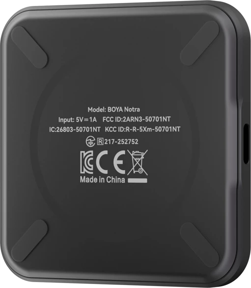 Regjistrues zëri BOYA Notra AI, 64GB, transkriptim AI, deri 24 orë, i zi, set