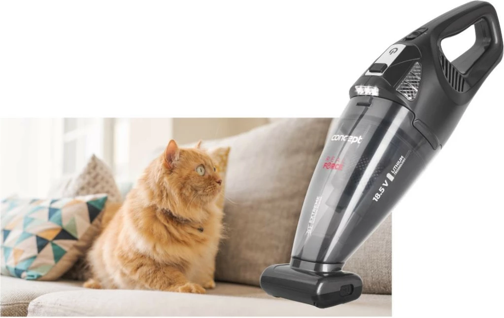 Fshesë dore Concept VP4380, pa kabllo, 0.45L, 18.5V, e zezë, me aksesorë